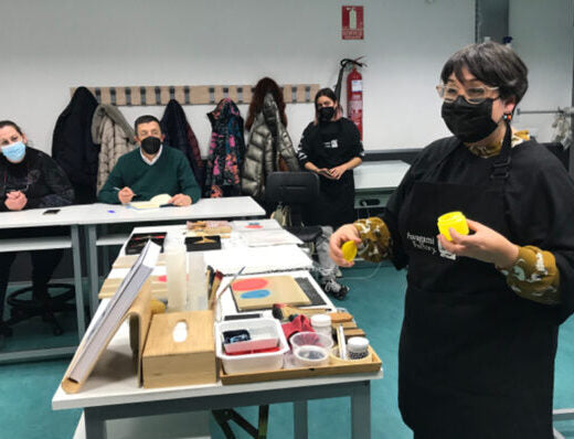 Fabiola Gil en la Escuela de Arte y la Universidad de Zaragoza